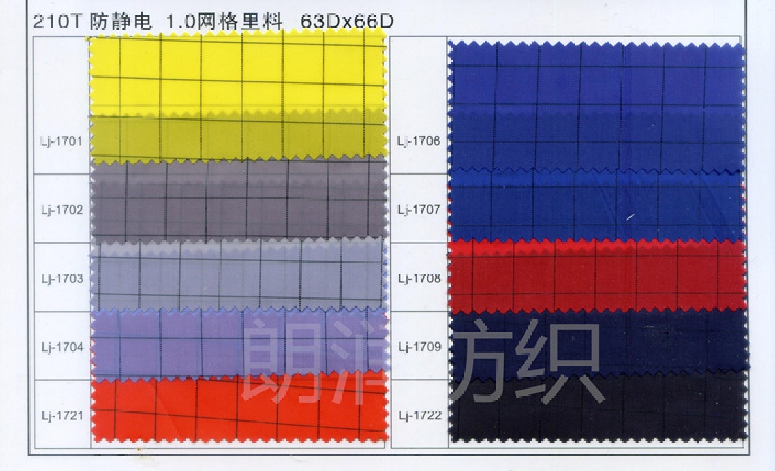 210T防靜(jìng)電(diàn)1.0網格裡(lǐ)料